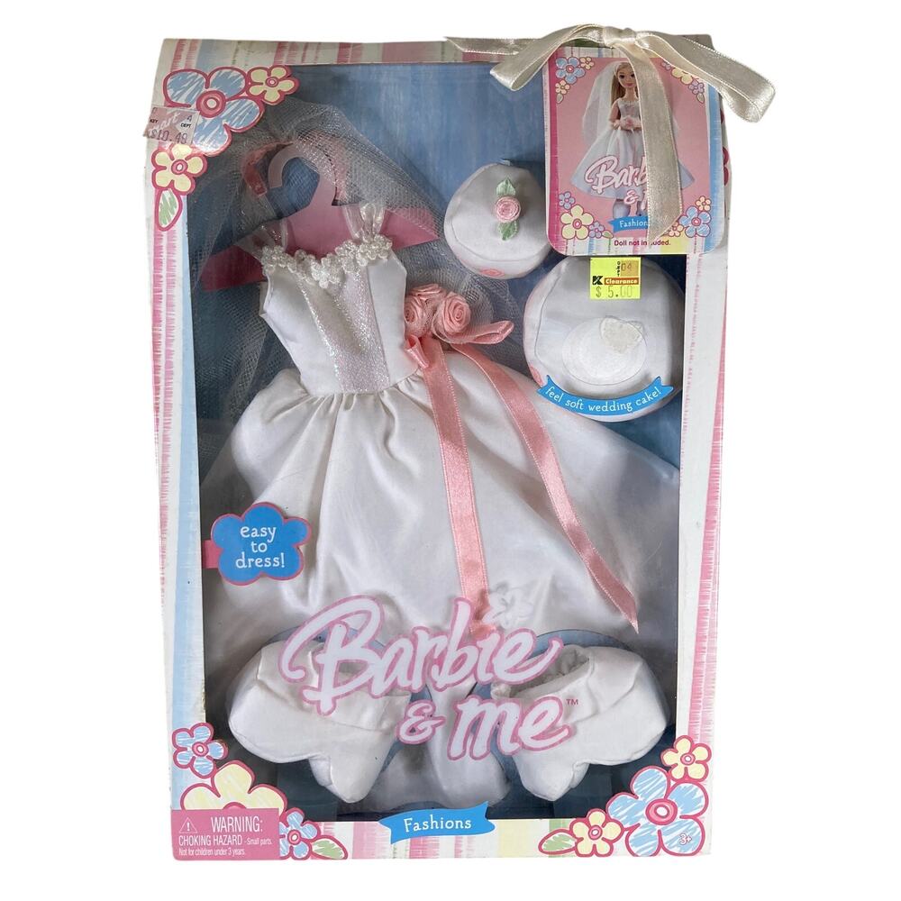 Y2K Mattel Barbie & Me Love & Learn Fashion for Cloth Barbie #H8336 (2004) NRFB